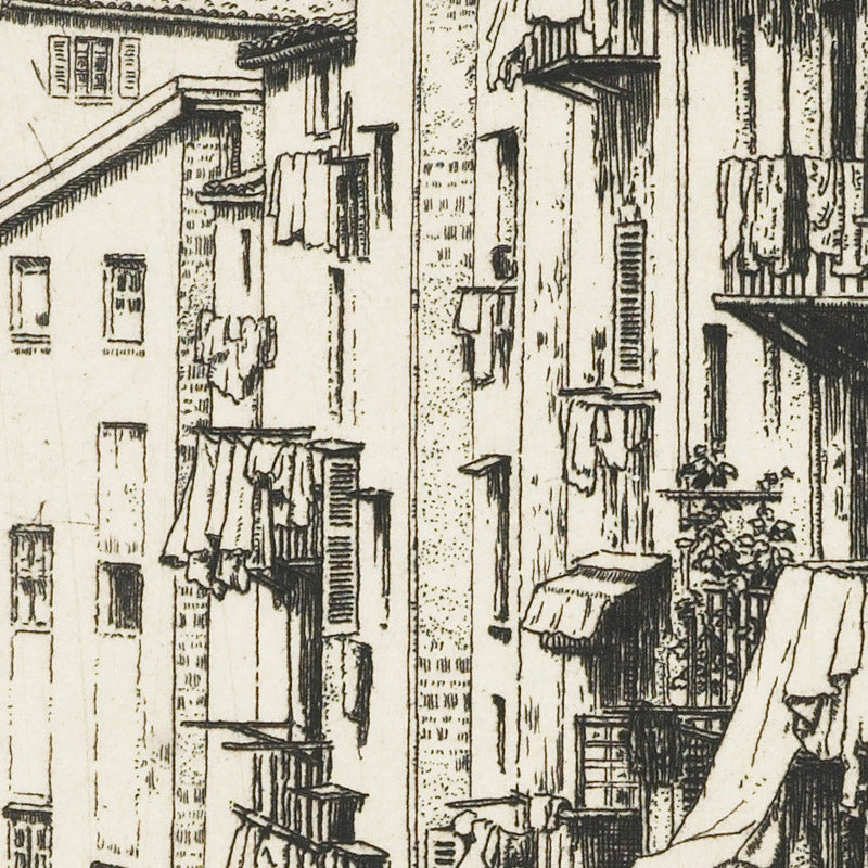 Gubernatis Street, Nice by Frederick Marriott - 0_684601f7489bc5bada5cf72e