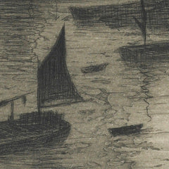 From Waterloo Bridge: Sun bursting through fog by Christopher Nevinson - 0_68460291489bc5bada5cf73b