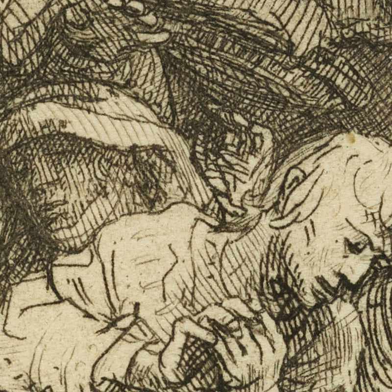The angel departing from the family of Tobias by Rembrandt van Rijn - 0_684603c8489bc5bada5cf75a