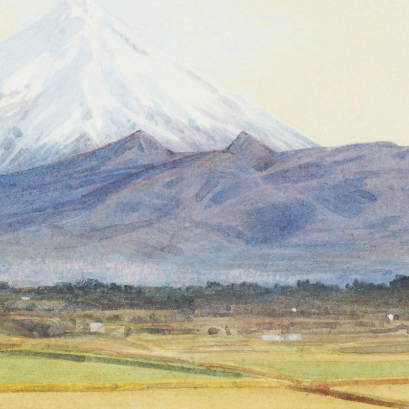 Mount Egmont and Pouakai, from New Plymouth by James Crowe Richmond - 0_68460ed9489bc5bada5cf7ce