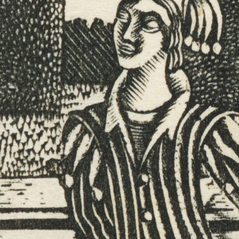 Maria and clown. by Eric Ravilious - 0_6846abe21483fa5b3555903c