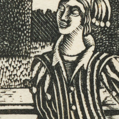 Maria and clown. by Eric Ravilious - 0_6846abe21483fa5b3555903c