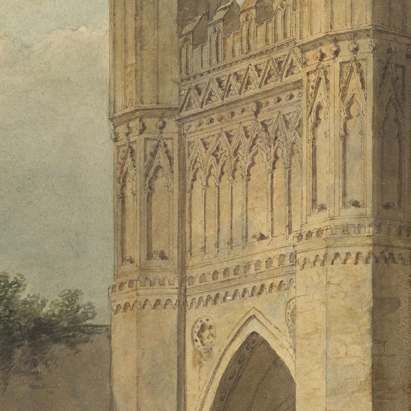 Entrance to Monastary of St. Augustine, Canterbury by Edward Dayes - 0_6846ac811483fa5b35559049