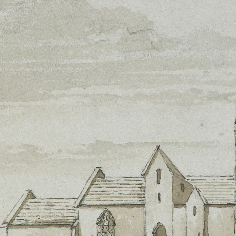 Landscape with church by Reverend W Bree - 0_6846ad521483fa5b3555905c