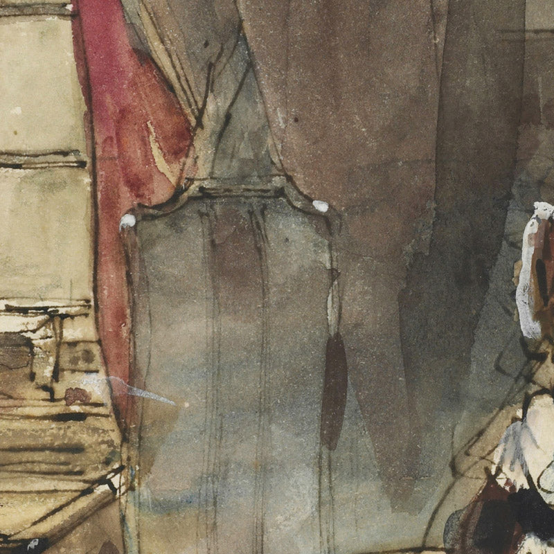 An old-time chamber it was - Scene from  Theodore Hook by Sir David Wilkie - 0_6846afae1483fa5b3555909f
