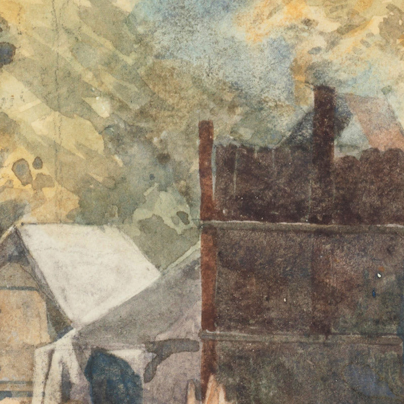 Hut of the "Italian party", old diggings on Buller by James Crowe Richmond - 0_6846b1221483fa5b355590bf