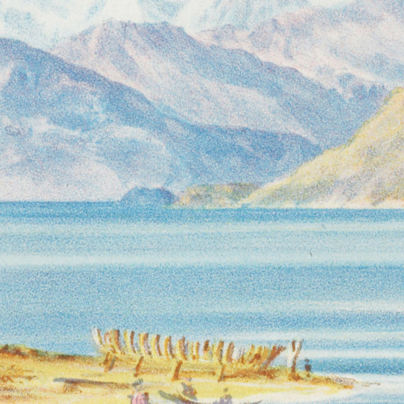 New Zealand Graphic and Descriptive. Lake Taupo by Charles Decimus Barraud - 0_6846b1eb1483fa5b355590cc