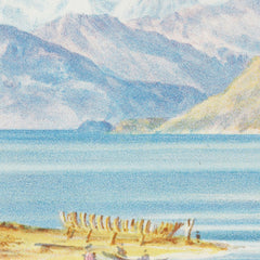 New Zealand Graphic and Descriptive. Lake Taupo by Charles Decimus Barraud - 0_6846b1eb1483fa5b355590cc