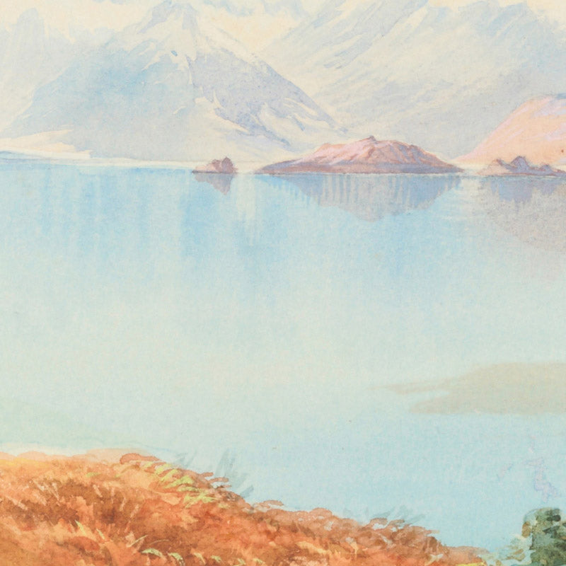 (Mt McIntosh), Lake Wakatipu, Otago by Nicholas Chevalier - 0_6846b3c81483fa5b355590ef