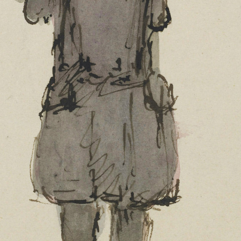 Rear view of oriental man by James Gillray - 0_6846b5aa1483fa5b3555914c