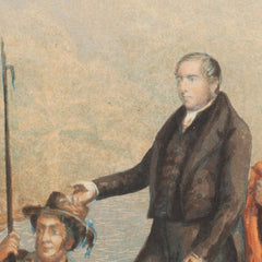 The reception of the Rev. J. Williams at Tanna in the South Seas, the day before he was massacred by George Baxter - 0_6846dafb1483fa5b3555918b