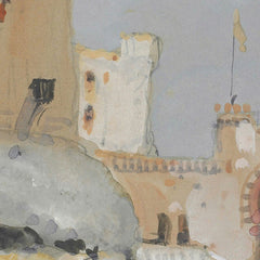 Village on the Red Sea by Hercules Brabazon - 0_6846db9f1483fa5b35559197