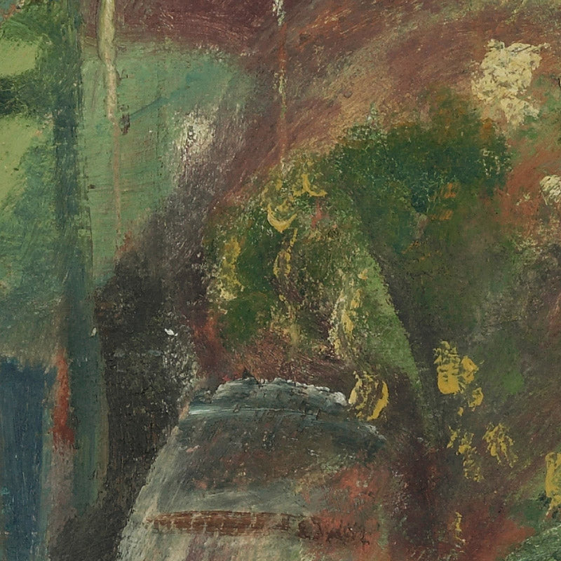 Purbeck courtyard, early afternoon by Frances Hodgkins - 0_6846ddb11483fa5b355591b8