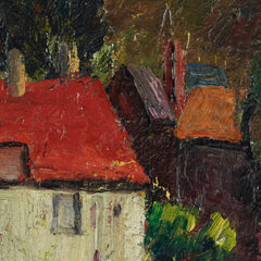 Landscape Village beneath the ruins by Frederick Porter - 0_6846df281483fa5b355591d1