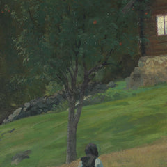 The Poet Vinje's Home Plassen in Telemark by Christian Skredsvig - 1_66aeaf4e1000f9bb7f31f530