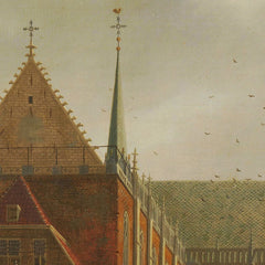 The Nieuwe Kerk and the Town Hall on the Dam in Amsterdam by Isaac Ouwater - 1_66fc1de98213847b6f357938