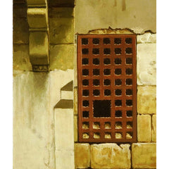 The Courtyard of a house in Cairo by Willem de Famars Testas - 1_66fda4308213847b6f357a4b