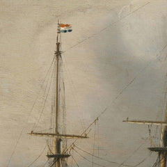 Ships off the Coast by Jacob Gerritz Loef - 1_66fdc8888213847b6f357b1b