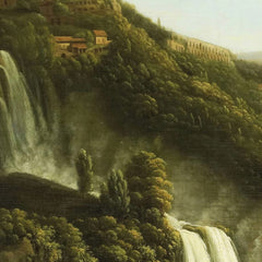 The Anio Valley with the Waterfalls of Tivoli by Cornelis Apostool - 1_66fe40d88213847b6f357b8c