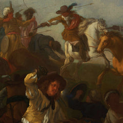 A Cavalry Encounter between Turkish Troops and the Troops of the Austrian Emperor by Jacques Muller - 1_66fe60ac8213847b6f357bad