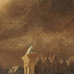 "The Holy Way Gate, Amsterdam, in Winter" by Jan van Kessel - 1_66fe76ab8213847b6f357be7