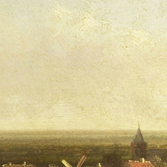 Distant View with a Village by Pieter Lodewijk Francisco Kluyver - 1_66fe837f8213847b6f357c21