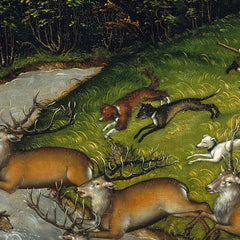 Hunting near Hartenfels Castle by Lucas Cranach - 1_671034b5762cab4eff787133