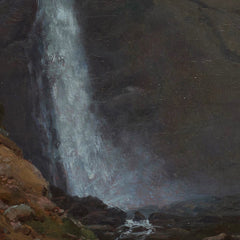 Feige Waterfall (Feigefossen), Lysterfjord, Norway by Johan Christian Clausen Dahl - 1_67103b2a762cab4eff7871a2