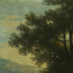 Landscape with a Peasant and His Flock by Alexander Joseph Daiwaille - 1_67104851762cab4eff78722a
