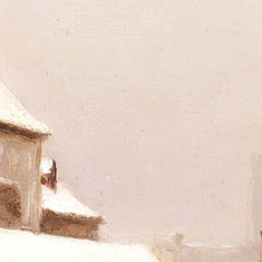 Copenhagen: Roofs Under the Snow by Peter-Severin Krøyer - 1_6716456f3d19ba02d720742c