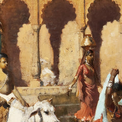 Along the Ghats, Mathura by Edwin Lord Weeks - 1_67164f8a79e456cb766b9067