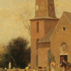 Old Bruton Church, Williamsburg, Virginia, in the Time of Lord Dunmore by Alfred Wordsworth Thompson - 1_67312dff12f9211d49d3d759