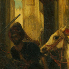 The Turkish Patrol by Alexandre-Gabriel Decamps - 1_6731361812f9211d49d3d79a