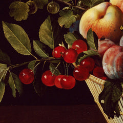 Still Life with a Basket of Fruit and a Bunch of Asparagus by Louise Moillon - 1_6739098d746ff704b89f886f