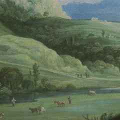 Landscape with Hunters by Paul Bril - 1_67390b1a746ff704b89f88a2