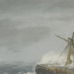 Shipwreck near a Rocky Coast by Thomas Birch - 1_67392fbe746ff704b89f893a