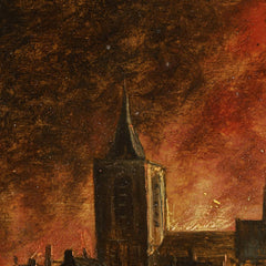 Nightly Fire over Dutch City by Egbert van der Poel - 1_673c89095e0c5e198f5ec55b