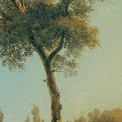Scene from the Napoleonic Wars: View of Kaiserebersdorf by Joseph Rebell - 1_673c94e15e0c5e198f5ec56f