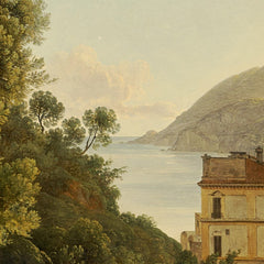View of the town of Vietri with a view of the Gulf of Salerno by Joseph Rebell - 1_673cc0f65e0c5e198f5ec66a