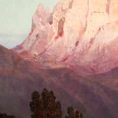 Schlern with Rosengarten seen from Rampen by Gottfried Seelos - 1_674377cafaa684e1cf4ba611