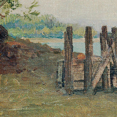 At the Danube near Greifenstein by Franz Horst - 1_67437cc1faa684e1cf4ba640