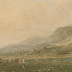 Laxenburg from the Lusthaus on Hanawiese towards Mödling by Johann Christian Brand - 1_6743803ffaa684e1cf4ba68d