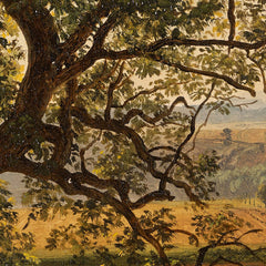 View of the Emmersdorf estate and Rothenhof Castle with Melk Abbey in the background by Joseph Rebell - 1_6743876afaa684e1cf4ba716