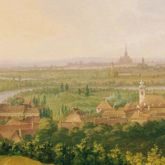 View of the main and imperial city of Vienna from the viewpoint near Nussdorf by Josef Fischer - 1_67448270faa684e1cf4ba73b