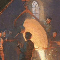 The Iron Foundry, Burmeister & Wain by P.S. Krøyer - 1_67672971b7c995d950163f3e