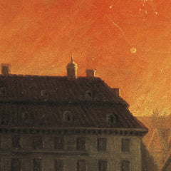 The Most Terrible Night. View of Kongens Nytorv in Copenhagen During the English Bombardement of Copenhagen at Night between 4 and 5 September 1807 by C.A. Lorentzen - 1_67672aa7b7c995d950163f5f