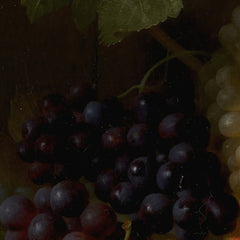 Still Life with Melons and Grapes by O.D. Ottesen - 1_67672de9b7c995d950163fad