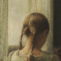 Interior with a Girl Reading by Carl Holsøe - 1_67673054b7c995d950163fee