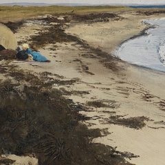 Lady at Karrebæksminde Beach, Zealand by L.A. Ring - 1_676730d6b7c995d950164009