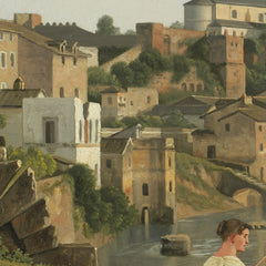 View of the Tiber towards the Aventin Hill in Rome by C.W. Eckersberg - 1_676730eab7c995d95016400d